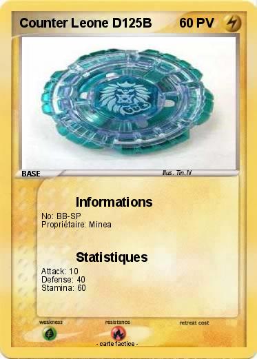 Pokemon Counter Leone D125B