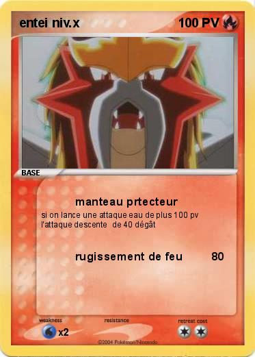 Pokemon entei niv.x