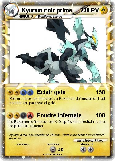 Pokemon Kyurem noir prime