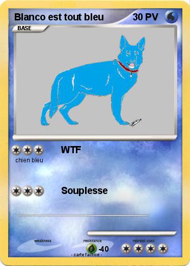 Pokemon Blanco est tout bleu