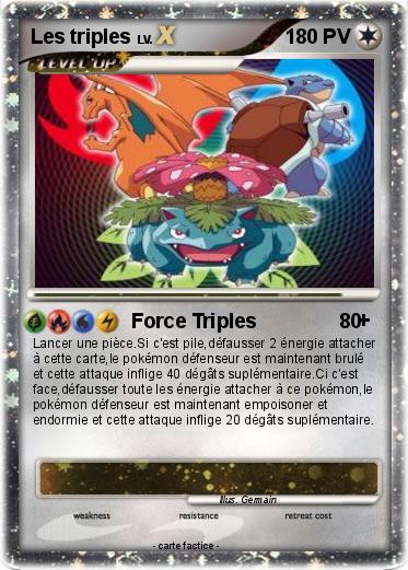 Pokemon Les triples