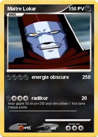 Pokemon Maitre Lokar