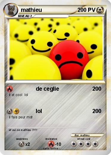 Pokemon mathieu