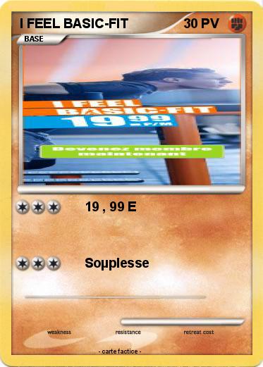 Pokemon I FEEL BASIC-FIT