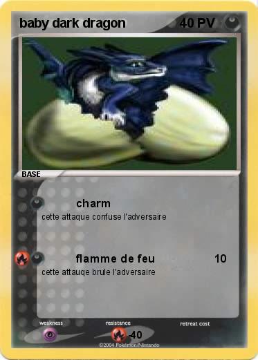 Pokemon baby dark dragon