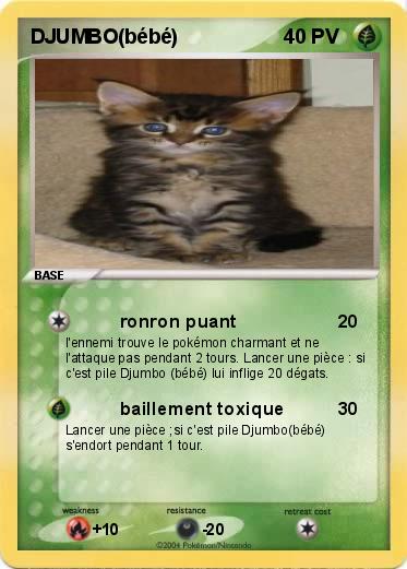 Pokemon DJUMBO(bébé)