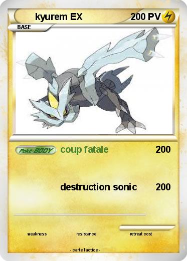 Pokemon kyurem EX