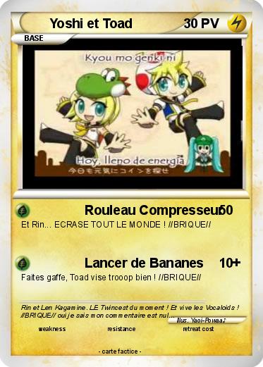 Pokemon Yoshi et Toad