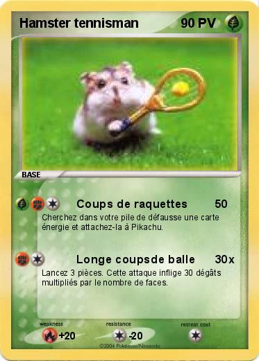 Pokemon Hamster tennisman