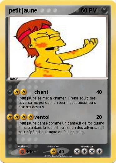 Pokemon petit jaune