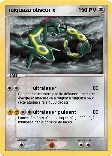 Pokemon raiquaza obscur x