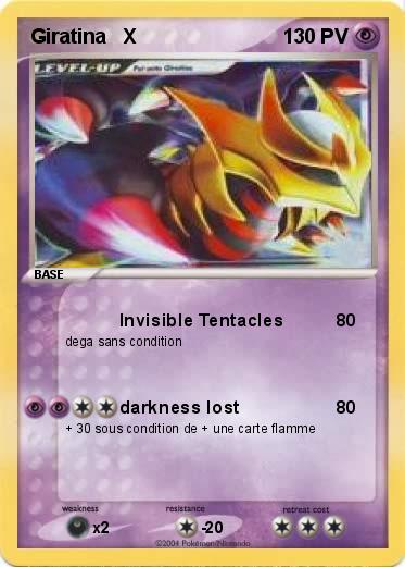 Pokemon Giratina   X   