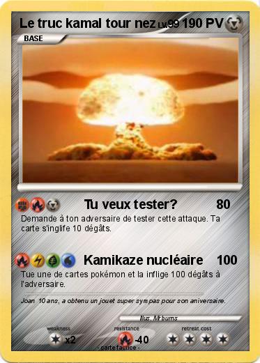 Pokemon Le truc kamal tour nez