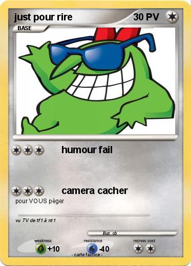 Pokemon just pour rire