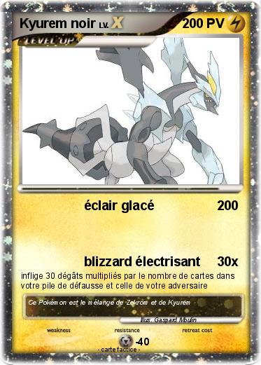 Pokemon Kyurem noir