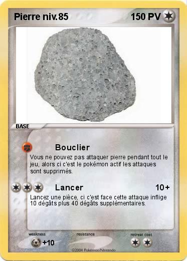 Pokemon Pierre niv.85