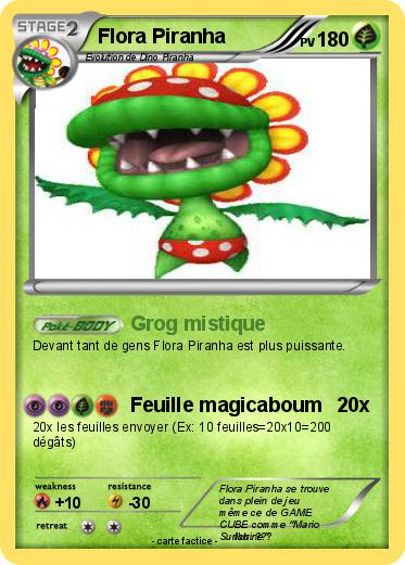 Pokemon Flora Piranha