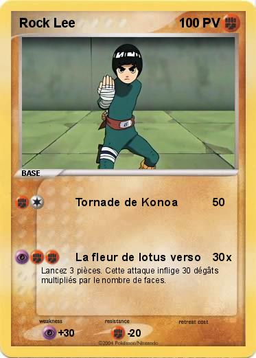 Pokemon Rock Lee                           