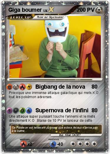 Pokemon Giga boumer
