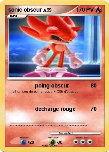 Pokemon sonic obscur