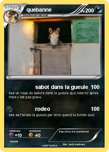 Pokemon quebanne