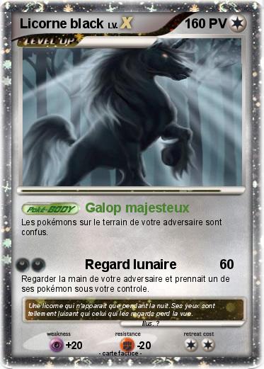 Pokemon Licorne black