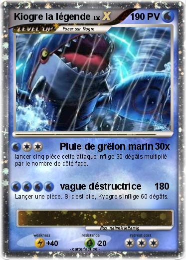 Pokemon Kiogre la légende
