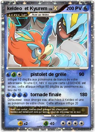 Pokemon keldeo  et Kyurem