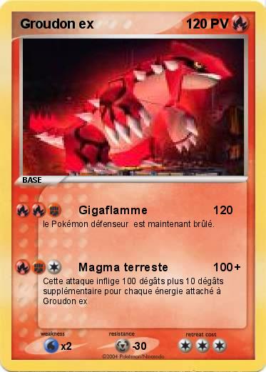 Pokemon Groudon ex
