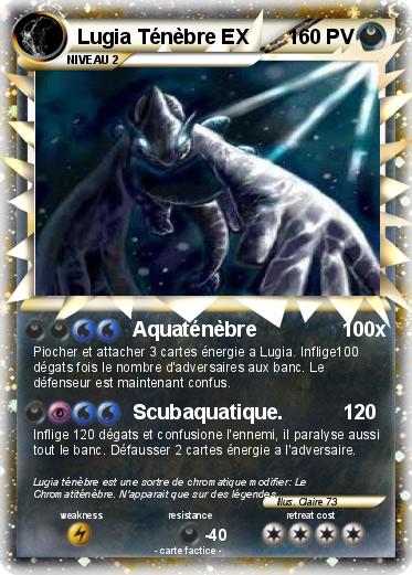 Pokemon Lugia Ténèbre EX