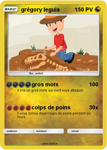 Pokemon grégory leguia