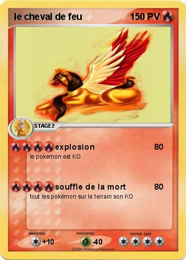 Pokemon le cheval de feu