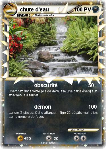 Pokemon chute d'eau