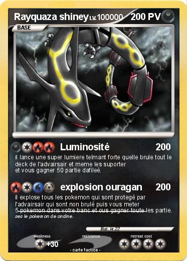 Pokemon Rayquaza shiney