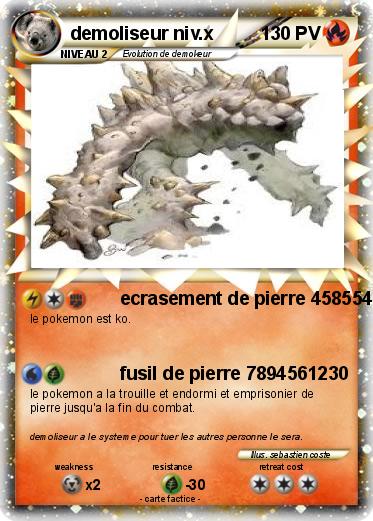 Pokemon demoliseur niv.x