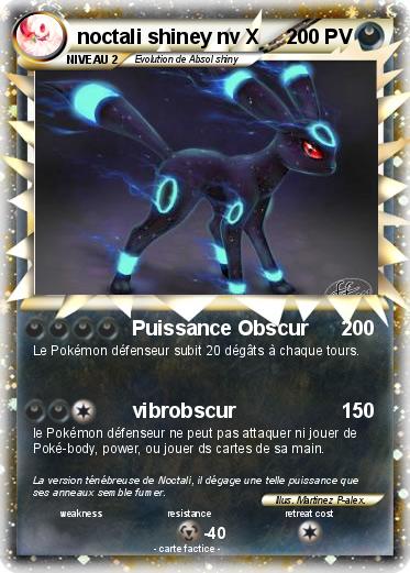 Pokemon noctali shiney nv X