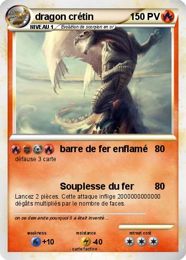 Pokemon dragon crétin