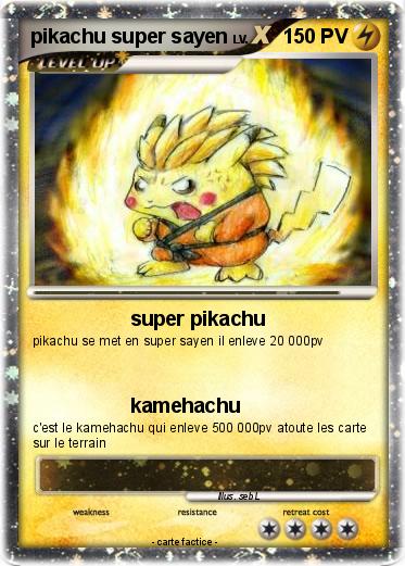 Pokemon pikachu super sayen