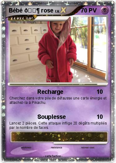 Pokemon Bébé ???? rose