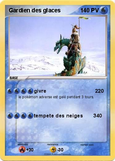 Pokemon Gardien des glaces