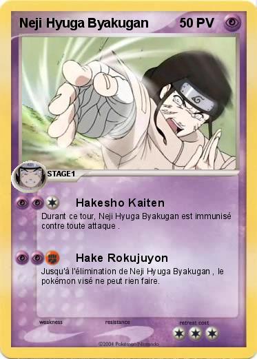 Pokemon Neji Hyuga Byakugan