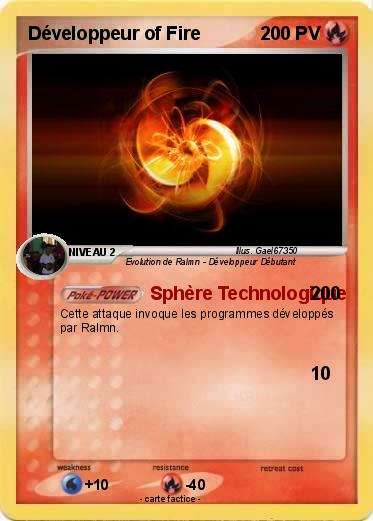 Pokemon Développeur of Fire