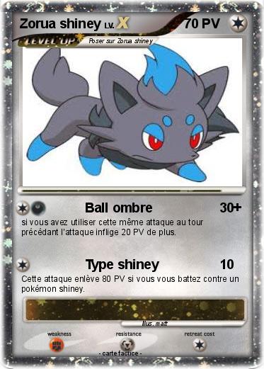 Pokemon Zorua shiney