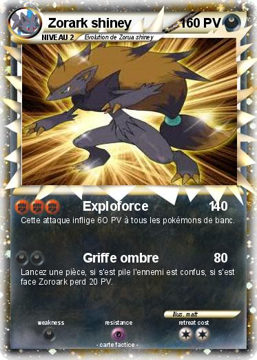Pokemon Zorark shiney
