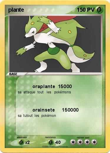 Pokemon plante