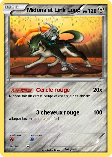 Pokemon Midona et Link Loup