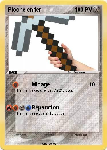 Pokemon Pioche en fer