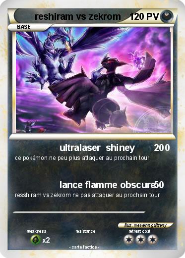 Pokemon reshiram vs zekrom