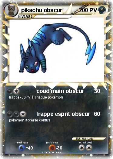 Pokemon pikachu obscur