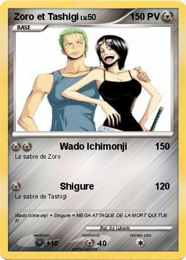 Pokemon Zoro et Tashigi